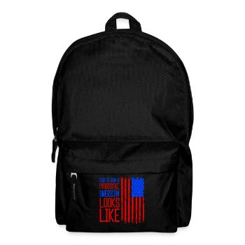 So Sieht Ein Patriotischer Amerikaner Aus USA - Rucksack - Schwarz - Vorne