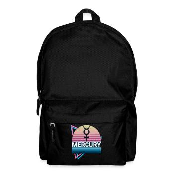 Mercure Alchimie Symbole Rétro - Sac à dos - noir - Devant