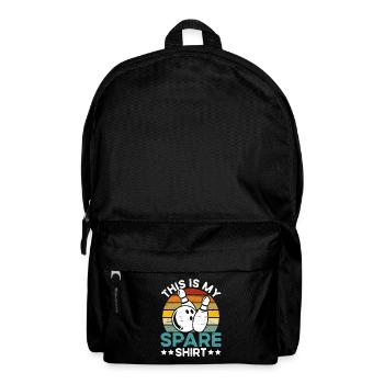 Ceci est mon joueur de bowling de tenue de rechange - Sac à dos - noir - Devant