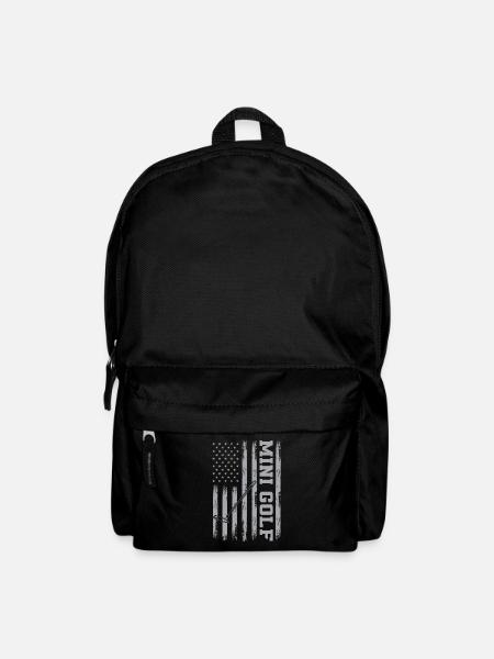 USA Minigolf - Rucksack - Schwarz