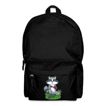 Waschbär Poker Pokerkarten - Rucksack - Schwarz - Vorne
