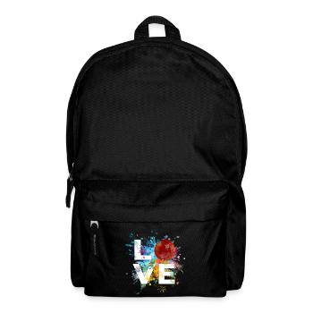 Baskteball Love - Rucksack - Schwarz - Vorne