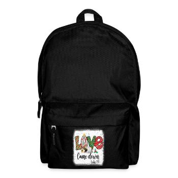 Love Came Down Luke 211 Baby Jesus Christmas - Rucksack - Schwarz - Vorne