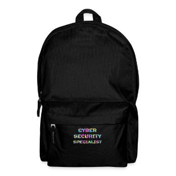 Cybersecurity - IT-Sicherheit Informatiker - Rucksack - Schwarz - Vorne