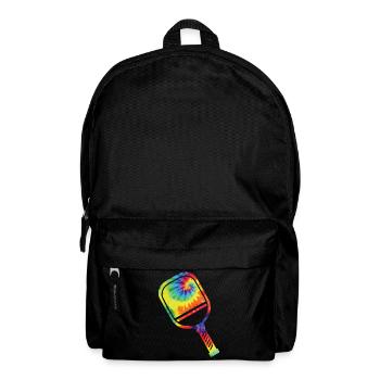 Pickleball Paddle Tie Dye Retro - Sac à dos - noir - Devant