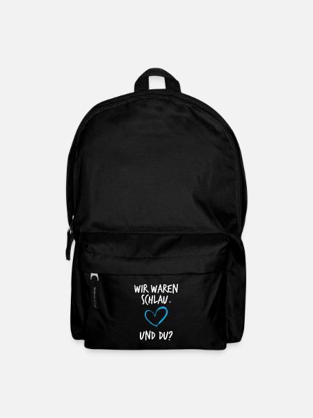 Wir Waren Schlau und du Schwangerschaft - Rucksack - Schwarz