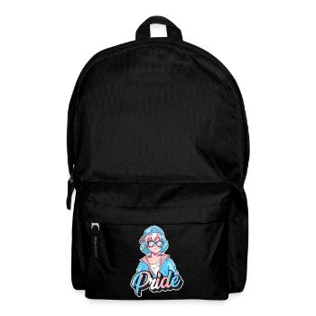 Transgender Stolz Japanisch Cool Anime Mädchen Tra - Rucksack - Schwarz - Vorne