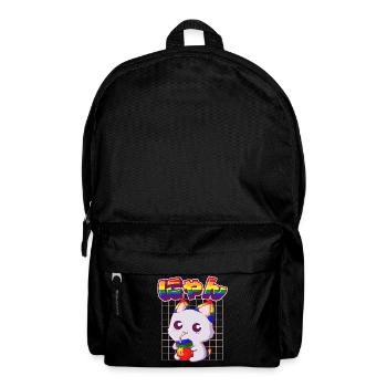 Homosexuell Stolz Kawaii Katze Erdbeermilch Regenb - Rucksack - Schwarz - Vorne