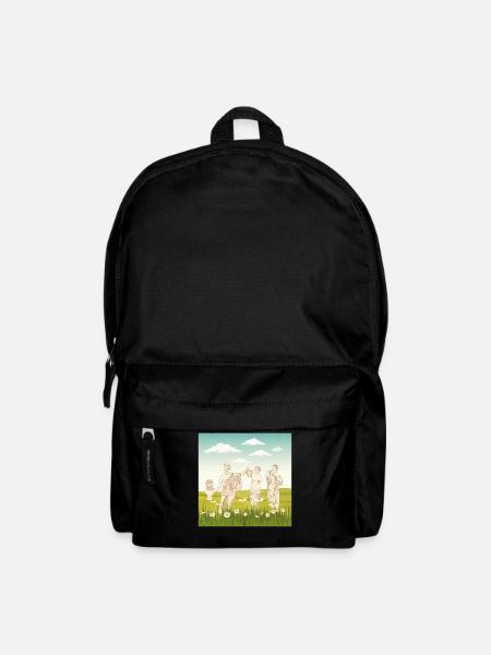 Bloomcore Ästhetische griechische Statue Flowercor - Rucksack - Schwarz