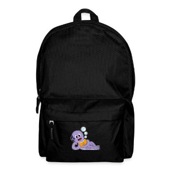 Krake Buch - Rucksack - Schwarz - Vorne