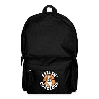 Corgi Chien Corgis Gallois-Corgi Animaux Sweet-Corgi We - Sac à dos - noir - Devant