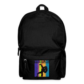 Wrestling - Rucksack - Schwarz - Vorne