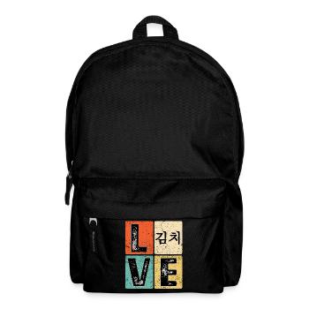 I Love Kimchi South Korean Korean Food Lover 김치 - Rucksack - Schwarz - Vorne