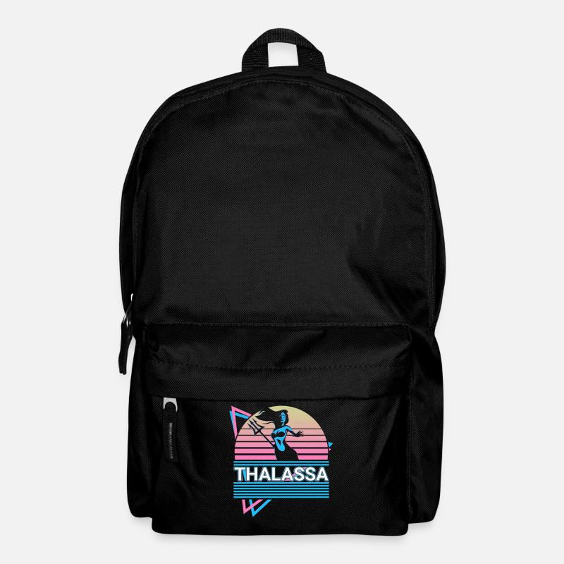 Thalassa Göttin Altgriechisch Griechische Mytholog - Rucksack - Schwarz