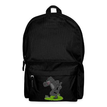 Schwarzer Panther Jogger Joggen Sport - Backpack - black - Front