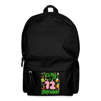 C’est mon beignet de vacances de 12 ans. - Sac à dos - noir - Devant