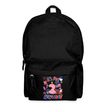 Es Ist Mein 2 Geburtstag Eagle 4. Juli - Rucksack - Schwarz - Vorne
