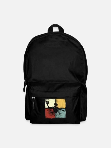 Water Polo Retro Vintage Water - Rucksack - Schwarz