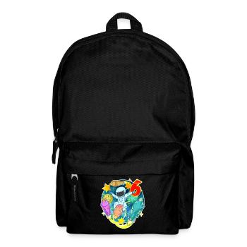 6. Geburtstag 6 Jahre Junge Astronaut Weltall - Rucksack - Schwarz - Vorne