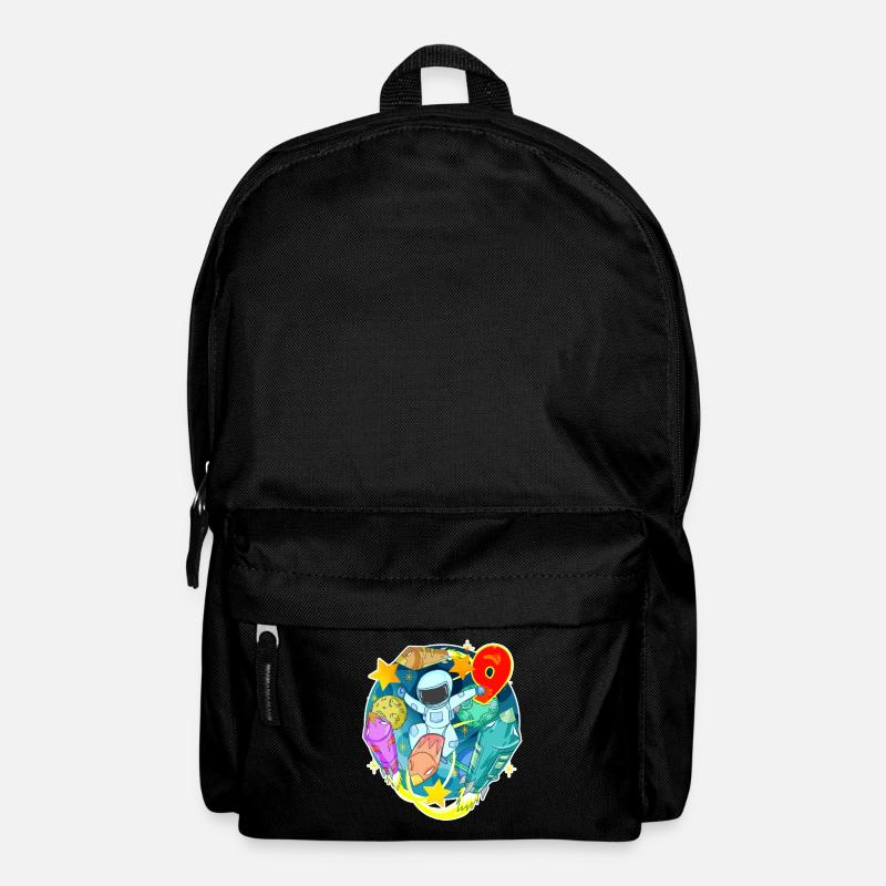 9. Geburtstag 9 Jahre Astronaut Weltall - Rucksack - Schwarz