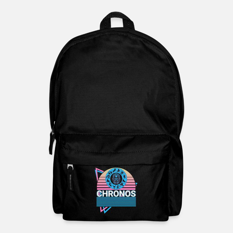 Chronos Greek god Ancient Greek myth - Backpack - black