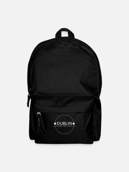 Dublin Spruch - Rucksack - Schwarz