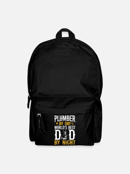 Plumbing Plumber Dad Vintage - Backpack - black