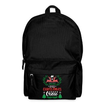 Rentier Weihnachten Pullover - Rucksack - Schwarz - Vorne