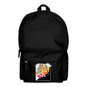 Sloth Mountain Mountains Mountain Peaks - Backpack - black - Front