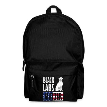 Black Labs Matter July 4 Dog Lovers - Backpack - black - Front