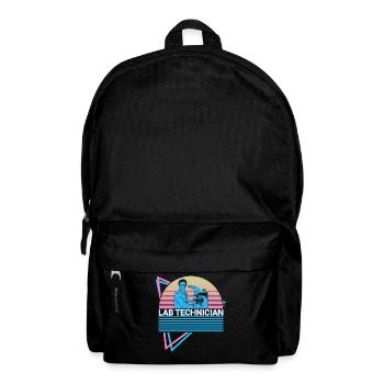 Technicien de laboratoire Rétro - Sac à dos - noir - Devant
