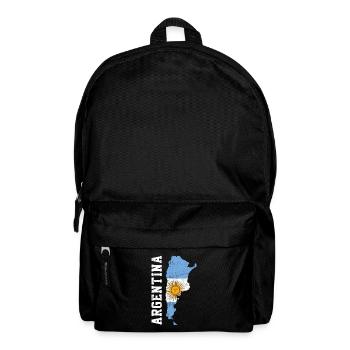 argentina flag, argentinian - Rucksack - Schwarz - Vorne