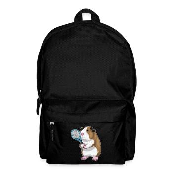 Meerschweinchen Tennis Tennischläger - Rucksack - Schwarz - Vorne