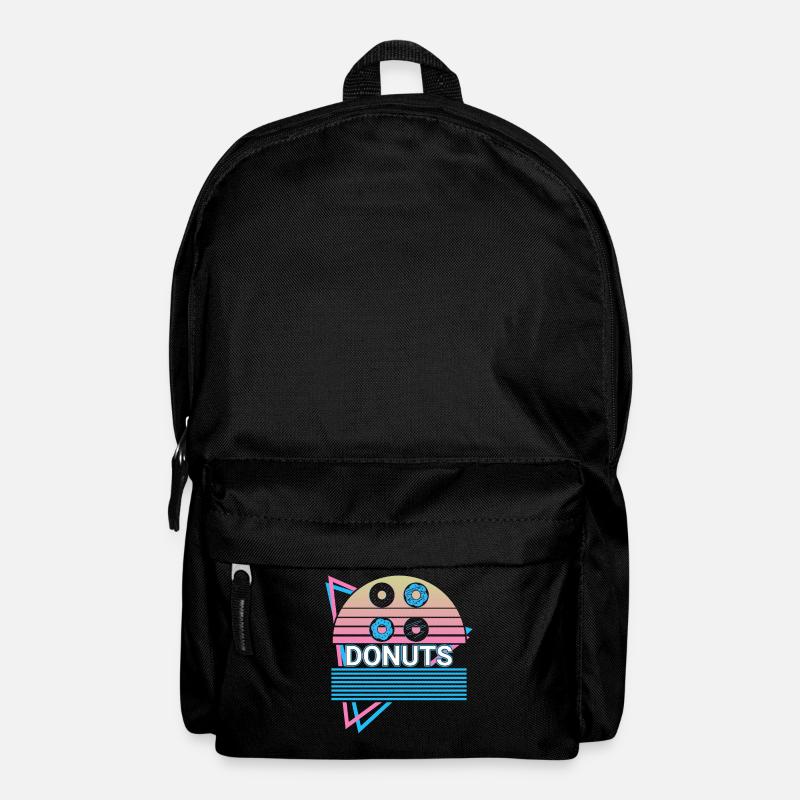 Donuts Retro Donut - Rucksack - Schwarz