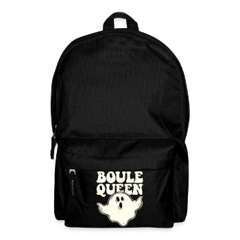 Boule Queen Königin Outfit für Boulespieler zum - Rucksack - Schwarz - Vorne