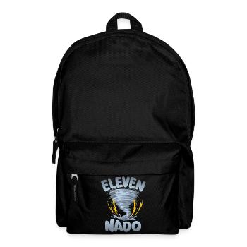 Avertissement Ten-nado 11e anniversaire | Tornade - Sac à dos - noir - Devant