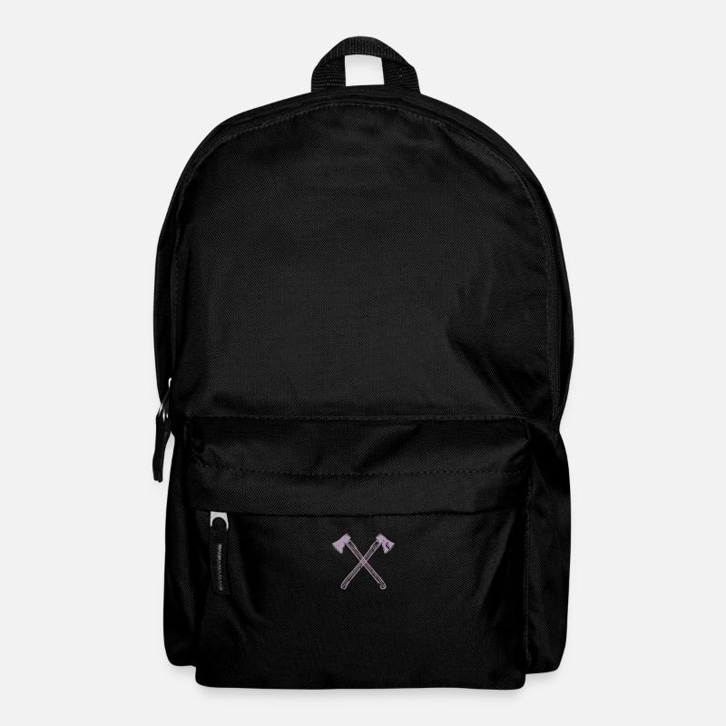 Axt gekreuzte Äxte - Rucksack - Schwarz