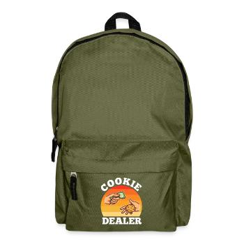 Cookie dealer - Backpack - olive green - Front