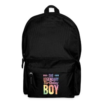 Legendary Birthday Boy - Rucksack - Schwarz - Vorne