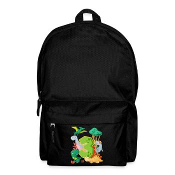 Herd of cute dinosaurs 3rd birthday 3 - Backpack - black - Front