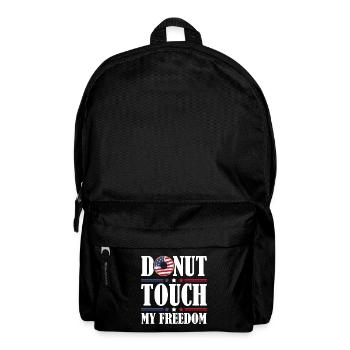Donut Touch My Freedom 4 juillet Pâtisserie - Sac à dos - noir - Devant
