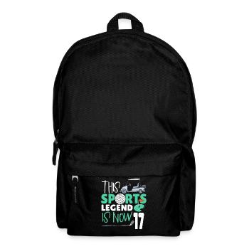 Cette légende du sport a maintenant 17 ans, jeu de golf 17. - Sac à dos - noir - Devant