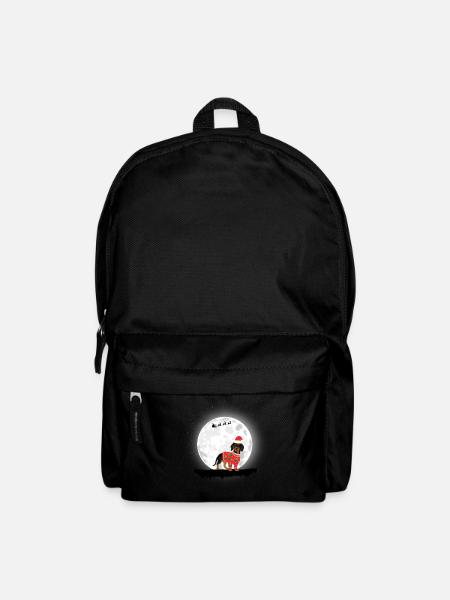Dackel Weihnachten Geschenk - Rucksack - Schwarz