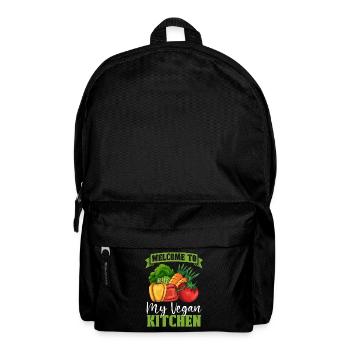 Vegan Chef Welcome To My Plant Based Vegan Chefs - Rucksack - Schwarz - Vorne