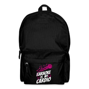 Karaoke Singer Karaoke Is My - Rucksack - Schwarz - Vorne