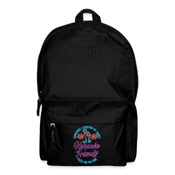 Karaoke Singer 80s Retro Sometimes - Rucksack - Schwarz - Vorne