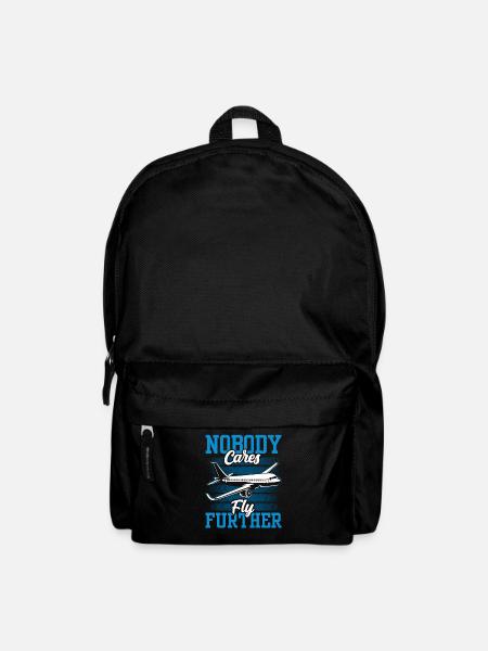 Personne ne s’en soucie Continuer à voler vol pilote - Sac à dos - noir