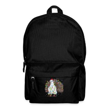 Indische Pfautauben Tauben Weihnachtsoutfit - Rucksack - Schwarz - Vorne
