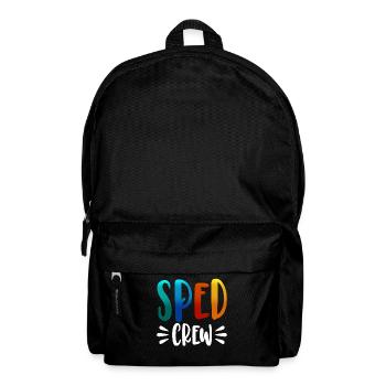 Sped Crew - Rucksack - Schwarz - Vorne