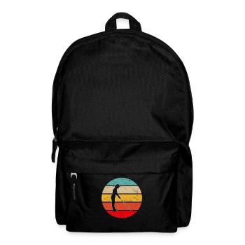 Golf Retro - Rucksack - Schwarz - Vorne